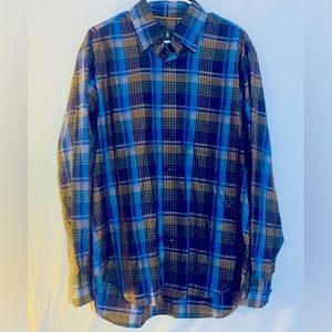 ROBERT TALBOTT Dress shirt size large 300$ AMAZING Must SEE